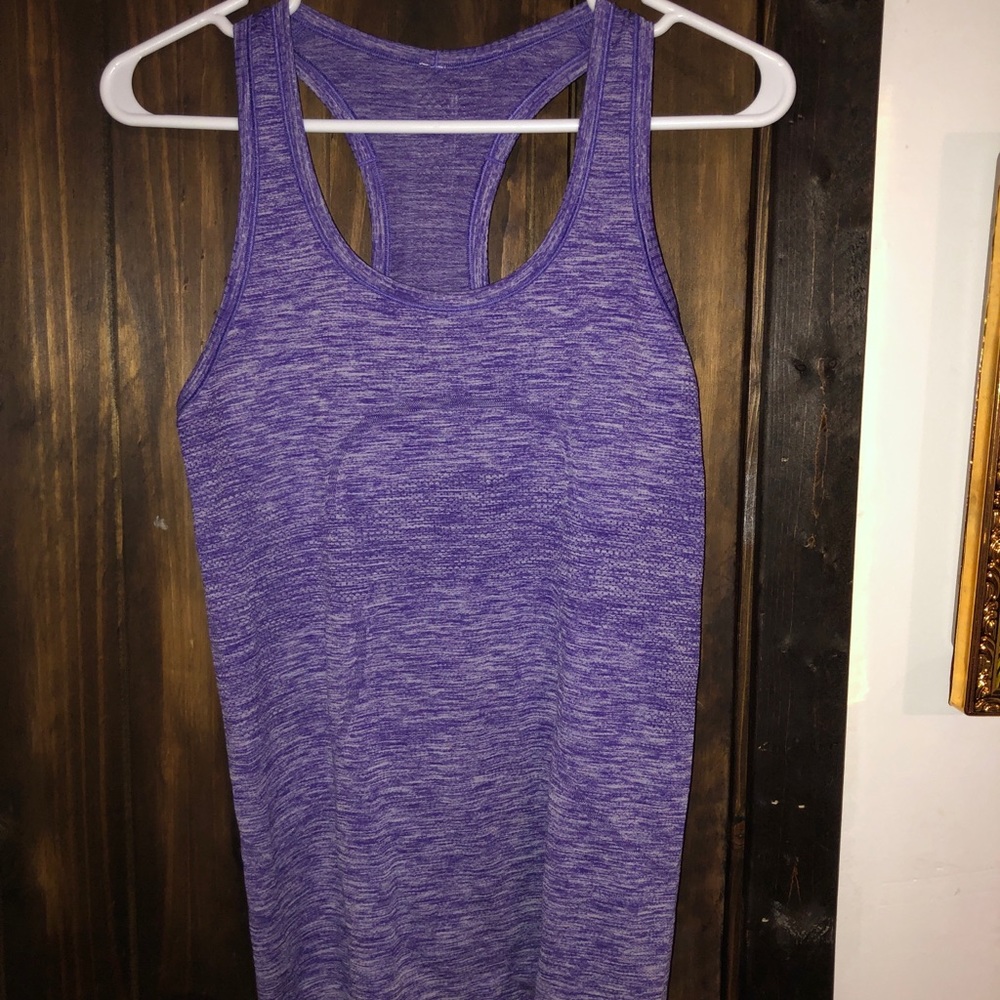 Lululemon swiftly tank purple size 6 immaculate